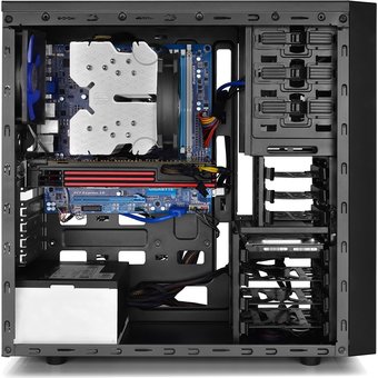  Корпус Deepcool TESSERACT BF (DP-CCATX-TSRBFBK) ATX, Black-Blue, без БП 