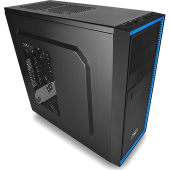  Корпус Deepcool TESSERACT BF (DP-CCATX-TSRBFBK) ATX, Black-Blue, без БП 