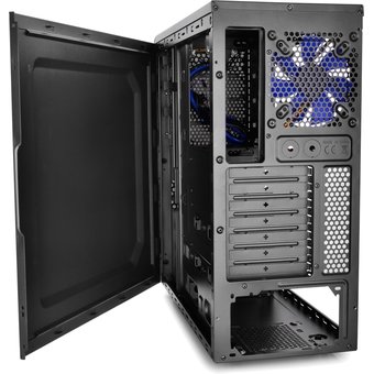  Корпус Deepcool TESSERACT BF (DP-CCATX-TSRBFBK) ATX, Black-Blue, без БП 