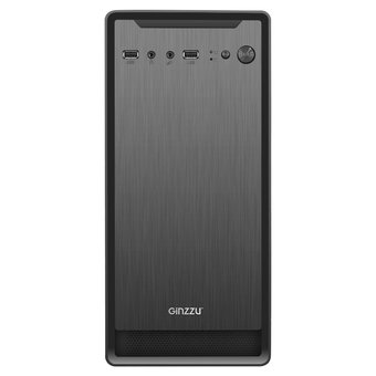  Корпус Ginzzu B180 2*USB 2.0,AU w/o PSU 