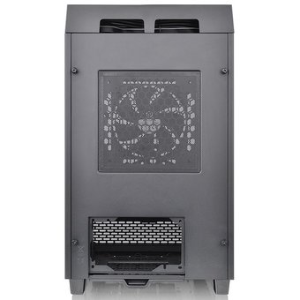  Корпус Thermaltake The Tower 100 CA-1R3-00S1WN-00 черный без БП miniITX 1x120mm 3x140mm 2xUSB3.0 audio bott PSU 