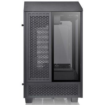  Корпус Thermaltake The Tower 100 CA-1R3-00S1WN-00 черный без БП miniITX 1x120mm 3x140mm 2xUSB3.0 audio bott PSU 