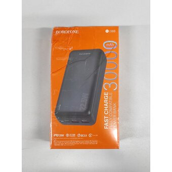  УЦ Аккумулятор внешний резервный BOROFONE BJ38B Power 22.5W+PD20W (30000mAh) (чёрный) (плохая упаковка) 