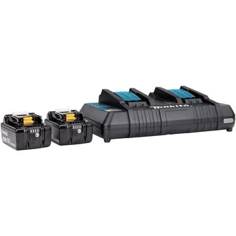  Батарея аккумуляторная Makita BL1850B 18В 5Ач Li-Ion (З/У в компл.) (191L75-3) 