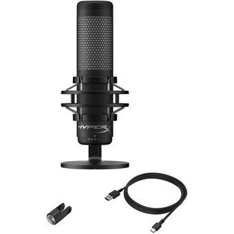  Микрофон проводной HyperX QuadCast S 3м черный 