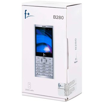  Мобильный телефон F+ B280 Silver 