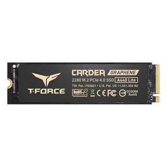  SSD TEAMGROUP T-Force Cardea A440 Lite 2TB (TM8FFQ002T0C129) M.2 / PCIe 4.0 x4, NVMe, Type 2280, TLC, dramless, 7400/6400 MB/s 