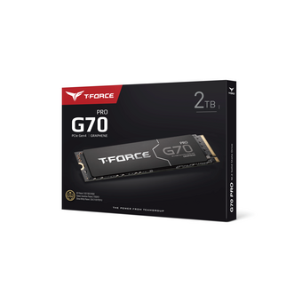  SSD TEAMGROUP T-Force G70 Pro 2TB (TM8FFH002T0C129) M.2 / PCIe Gen4.0 x4, NVMe, Type 2280, TLC, dram cache, 7400/6800 MB/s 