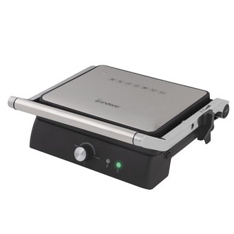  Электрогриль ENDEVER Grillmaster 225, серебристый/черный 