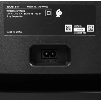  Минисистема Sony SRS-XV900 черный 