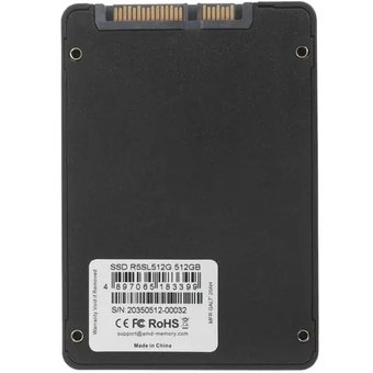  SSD AMD Radeon R5 R5SL512G 2.5" 512GB SATA 6Gb/s, 3D TLC, RTL 