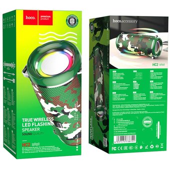  Портативная колонка Hoco HC12 Sports, camouflage green 