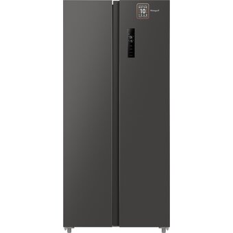  Холодильник Weissgauff WSBS 500 Inverter NoFrost Dark Grey 