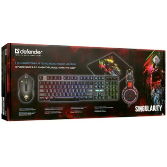  Комплект игровой DEFENDER Singularity MKP-118 