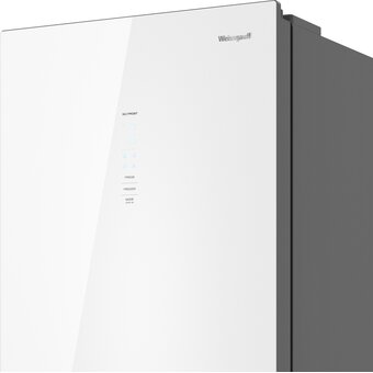  Холодильник Weissgauff WRK 2000 Total NoFrost Inverter White Glass 