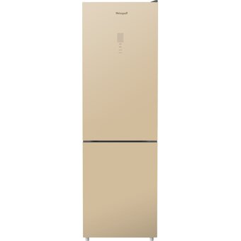  Холодильник Weissgauff WRK 195 D Full NoFrost Beige Glass 