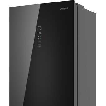  Холодильник Weissgauff WRK 2000 Total NoFrost Inverter Black Glass 