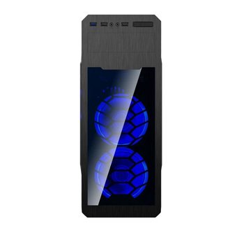  Корпус GameMax G563 без БП Midi Tower, ATX, LED, Черн., Прозрач. бок. и фронт. панель, USB 3.0 