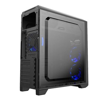  Корпус GameMax G563 без БП Midi Tower, ATX, LED, Черн., Прозрач. бок. и фронт. панель, USB 3.0 