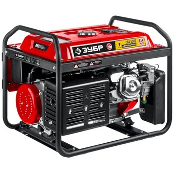  Генератор ЗУБР СБА-5500 бензиновый с автозапуском 