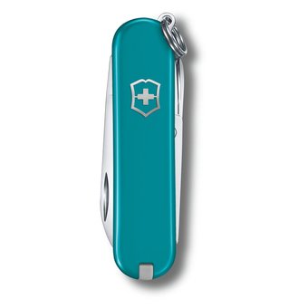  Нож перочинный Victorinox Classic Mountain Lake (0.6223.23G) 58мм 7функц. карт.коробка 