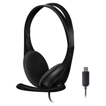  Наушники с микрофоном A4Tech HU-9 черный (HU-9 (BLACK)) 