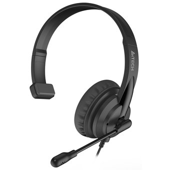  Наушники с микрофоном A4Tech HU-11 черный 