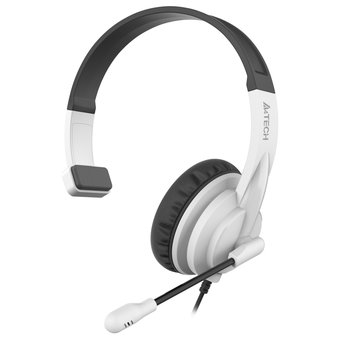  Наушники с микрофоном A4Tech HS-11 черный/белый 