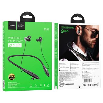  Наушники bluetooth HOCO ES61 Manner sports BT headset, black 