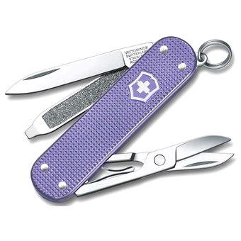  Нож перочинный Victorinox Classic Electric Lavender (0.6221.223G) 58мм 7функц. карт.коробка 