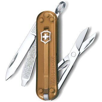  Нож перочинный Victorinox Classic Chocolate Fugde (0.6223.T55G) 58мм 7функц. карт.коробка 