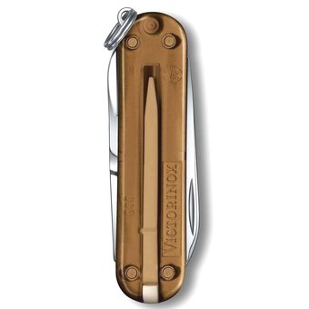  Нож перочинный Victorinox Classic Chocolate Fugde (0.6223.T55G) 58мм 7функц. карт.коробка 