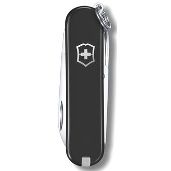  Нож перочинный Victorinox Classic Dark Illusion (0.6223.3G) 58мм 7функц. черный карт.коробка 