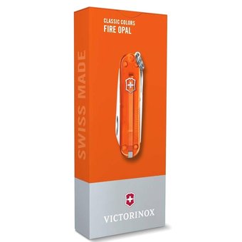  Нож перочинный Victorinox Classic Fire Opal (0.6223.T82G) 58мм 7функц. карт.коробка 