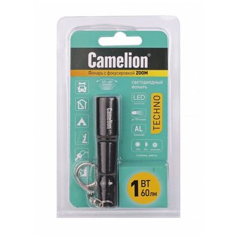  Фонарь CAMELION LED51532 черный 