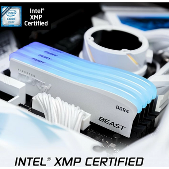  ОЗУ Kingston Fury Beast RGB KF432C16BWA/8 DDR4 8GB 3200MHz RTL Gaming PC4-25600 CL16 DIMM 288-pin 1.35В single rank с радиатором Ret 