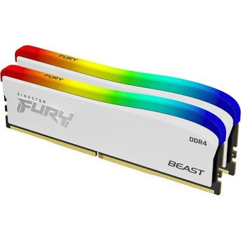  ОЗУ Kingston Fury Beast RGB KF436C17BWAK2/16 DDR4 2x8GB 3600MHz RTL Gaming PC4-25600 CL17 DIMM 288-pin 1.35В single rank с радиатором Ret 