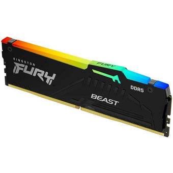  ОЗУ Kingston Fury Beast Expo RGB KF552C36BBEA-8 DDR5 8GB 5200MHz RTL Gaming PC5-41600 CL36 DIMM 288-pin 1.25В kit single rank с радиатором Ret 