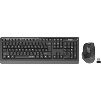  Комплект клавиатура и мышь A4Tech Fstyler FGS1035Q черный/серый USB беспроводная Multimedia 
