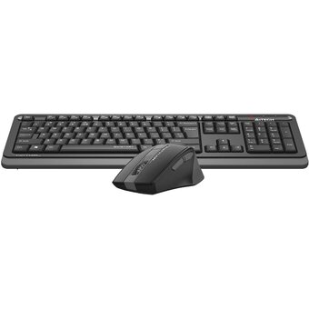  Комплект клавиатура и мышь A4Tech Fstyler FGS1035Q черный/серый USB беспроводная Multimedia 