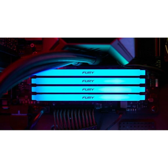  ОЗУ Kingston Fury Beast RGB KF436C17BB2AK4/32 DDR4 4x8GB 3600MHz RTL Gaming PC4-28800 CL17 DIMM 288-pin 1.35В kit single rank с радиатором Ret 