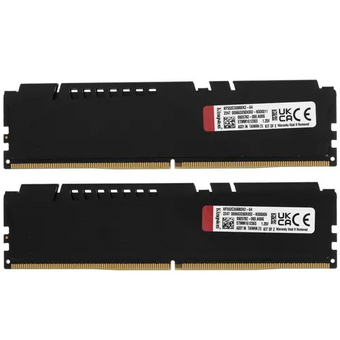 ОЗУ Kingston Fury Beast Black Expo KF552C36BBEK2-64 DDR5 2x32GB 5200MHz RTL Gaming PC5-41600 CL36 DIMM 288-pin 1.25В kit single rank с радиатором R 