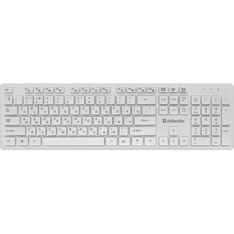  Комплект клавиатура и мышь DEFENDER Auckland C-987, 45987 RU, белый 
