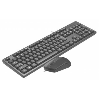  Клавиатура + мышь A4Tech KR-3330S клав черный мышь черный USB 