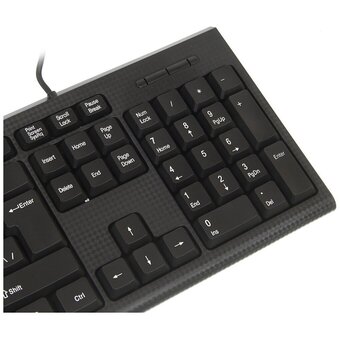  Комплект клавиатура и мышь OKLICK 621M Iru клав черный мышь черный USB 