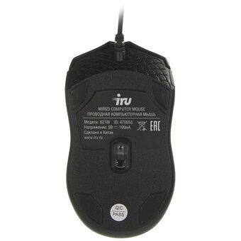  Комплект клавиатура и мышь OKLICK 621M Iru клав черный мышь черный USB 
