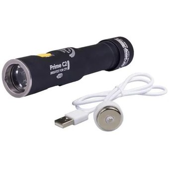  Фонарь ручной Armytek Prime C2 Pro Magnet USB черный/белый (F08101W) 