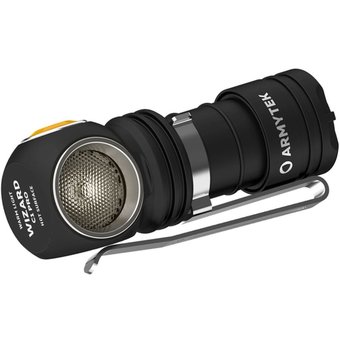  Фонарь Armytek Wizard C1 Pro Magnet USB черный/желтый (F09001W) 