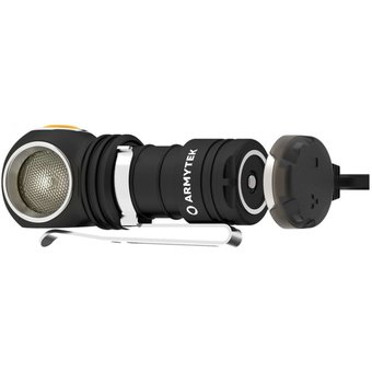  Фонарь Armytek Wizard C1 Pro Magnet USB черный/желтый (F09001W) 