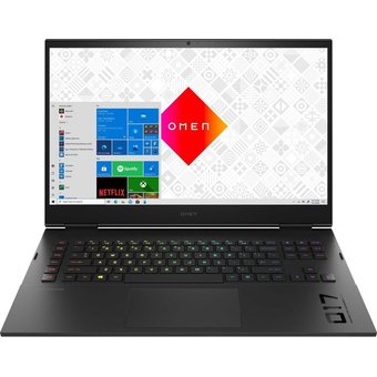  Ноутбук HP Omen 17-ck0045ur 4E1C7EA i7 11800H 16Gb SSD1Tb GeForce RTX3080 16Gb 17.3" IPS QHD (2560x1440) Win11 Home black 